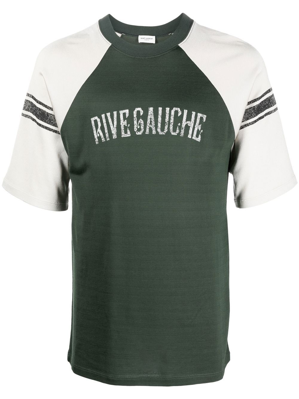 Saint Laurent 圣罗兰 Rive Gauche Raglan T恤 - 绿色