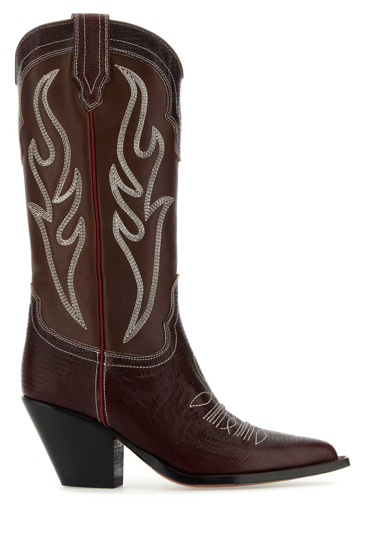 Sonora Brown Leather Santa Fe Boots