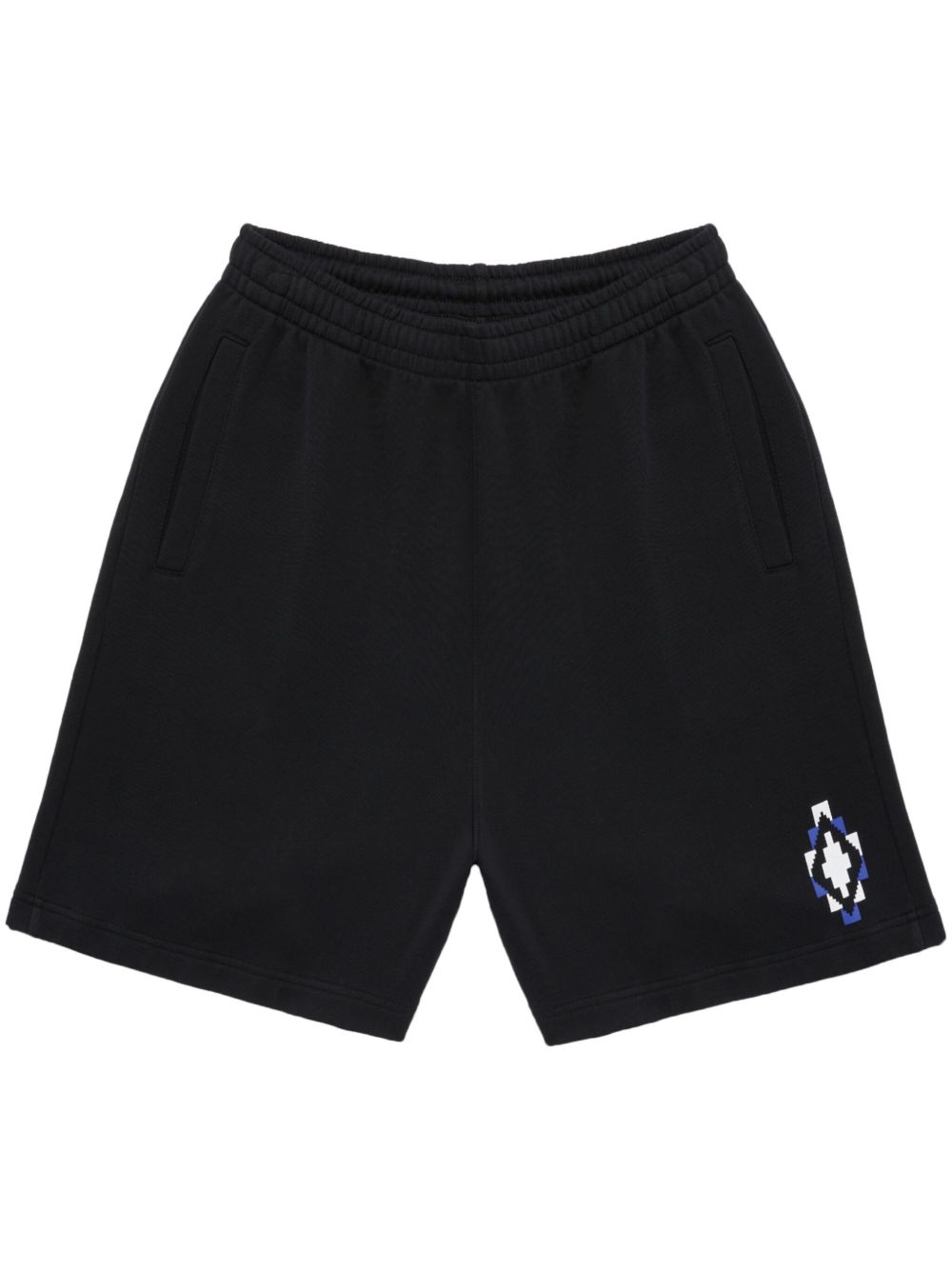 Marcelo Burlon County of Milan Bandana Cross 棉运动短裤 - 黑色