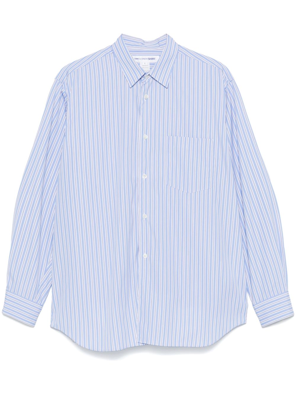 Comme Des Garçons Shirt 条纹衬衫 - 蓝色