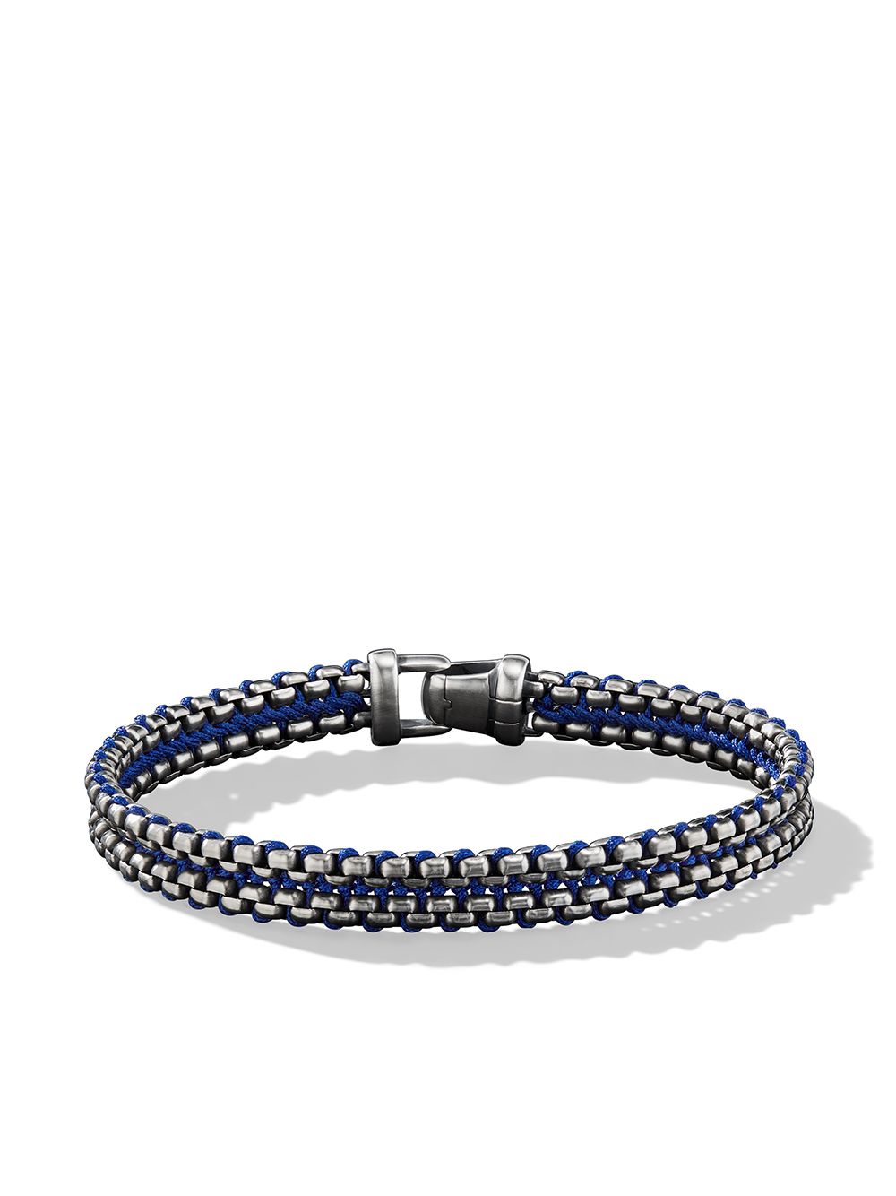 David Yurman 纯银 Woven Box Chain 手链 - 银色