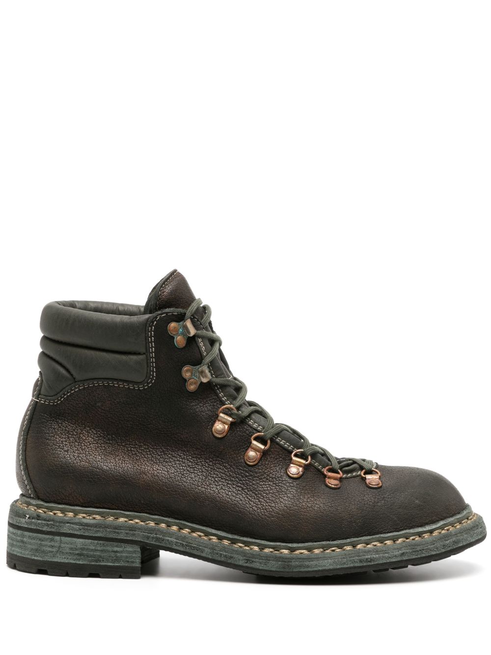 Guidi 19 皮靴 - 褐色