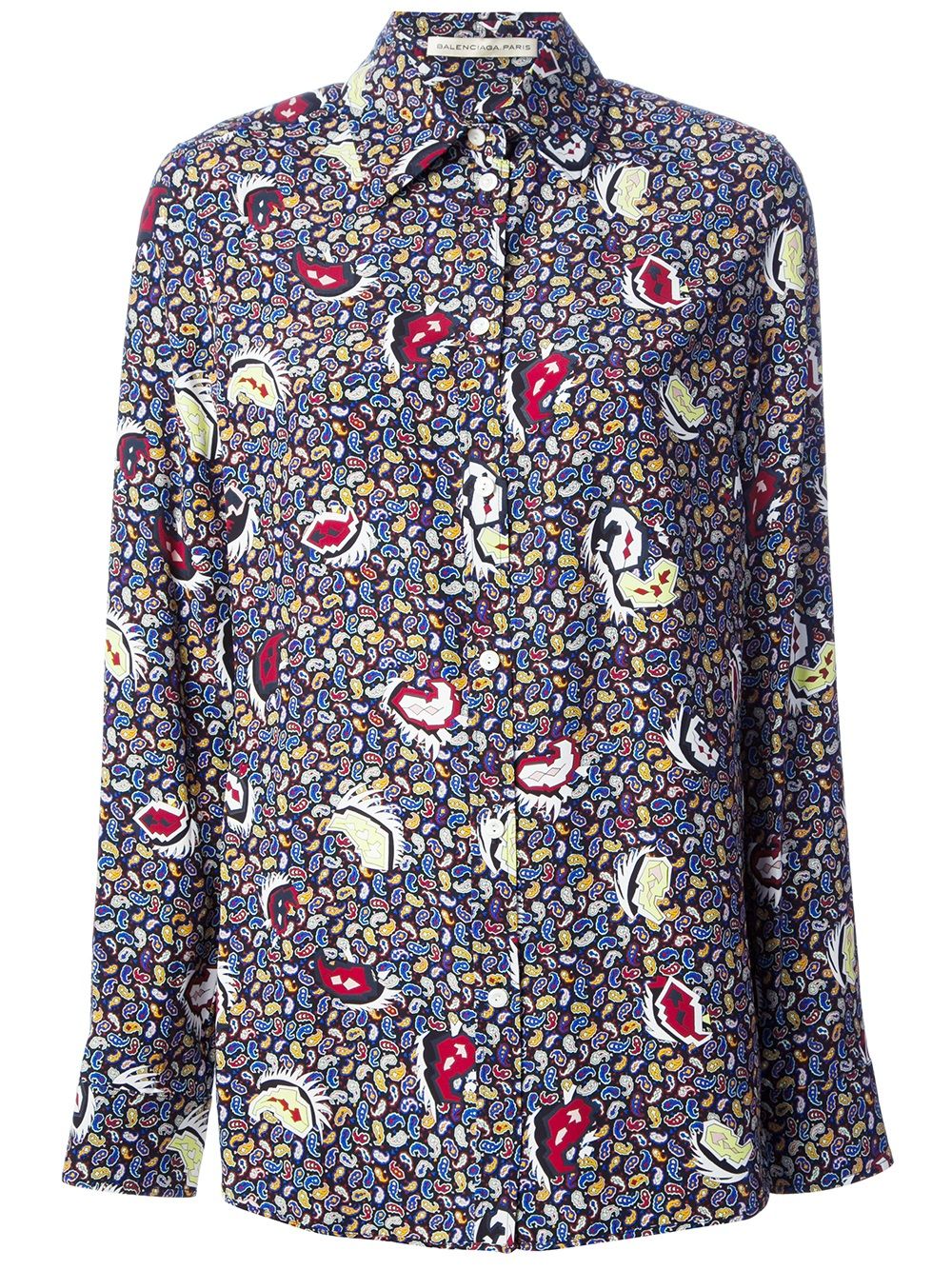 Balenciaga printed shirt - 彩色