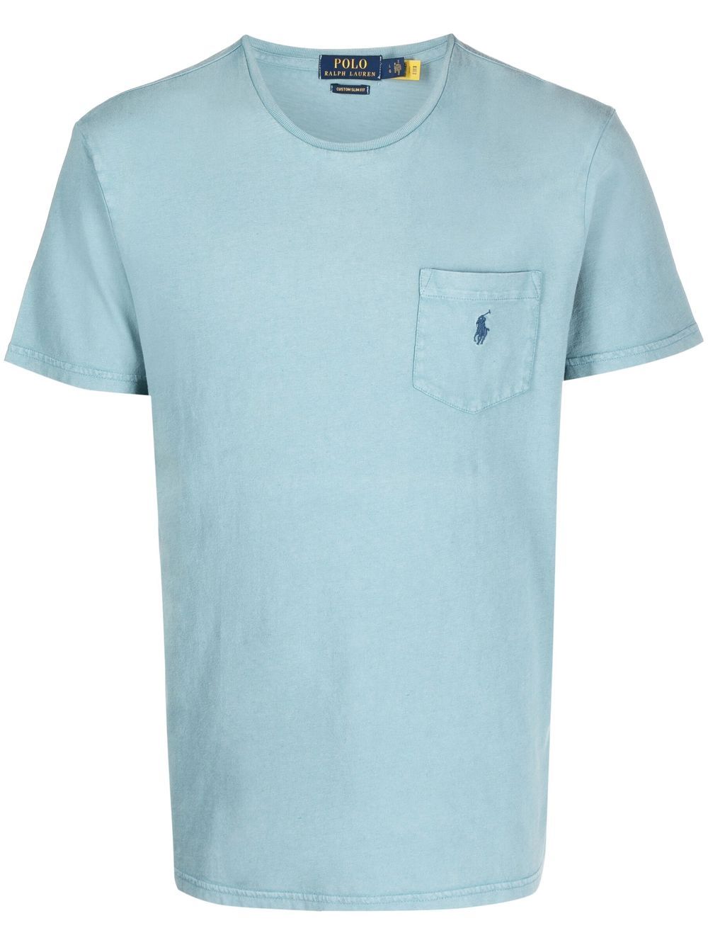 Polo Ralph Lauren logo刺绣短袖T恤 - 蓝色