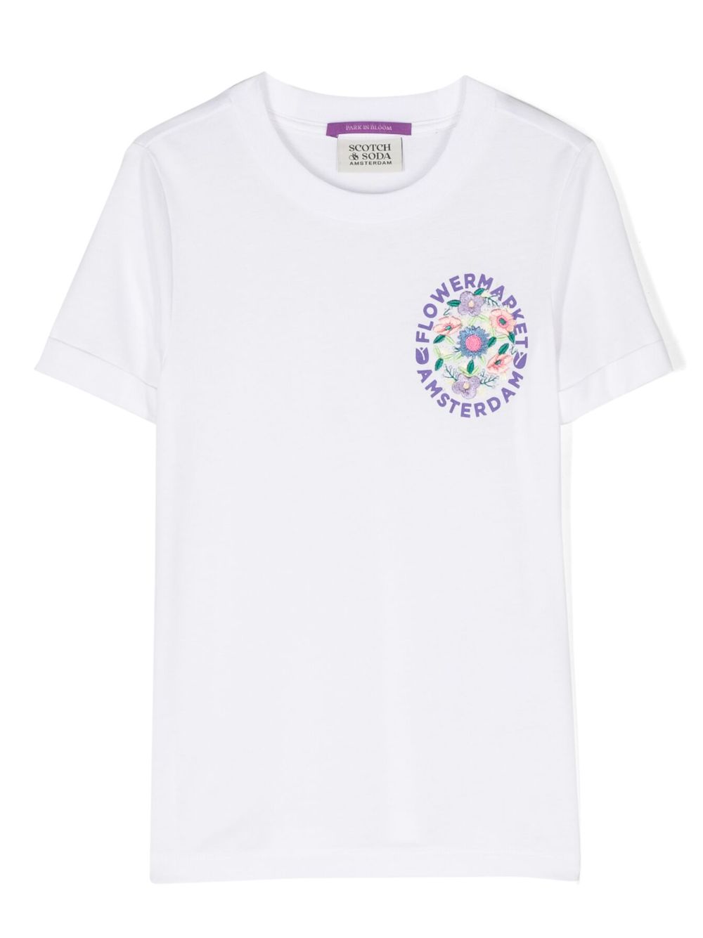 Scotch & Soda 图案印花棉T恤 - 白色