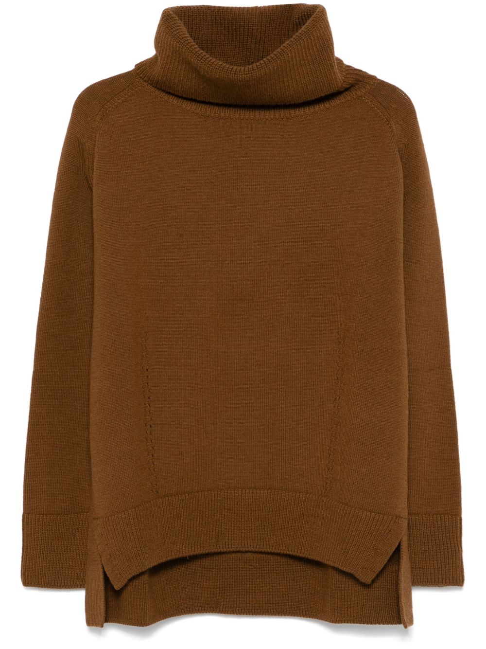 Junya Watanabe x Comme Des Garçons 高领毛衣 - 褐色