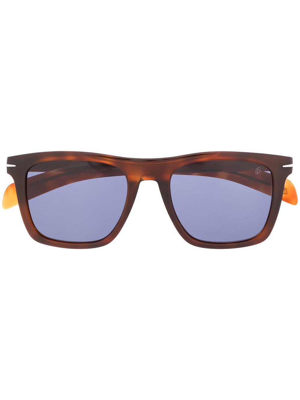Eyewear by David Beckham 长方框太阳眼镜 - 褐色