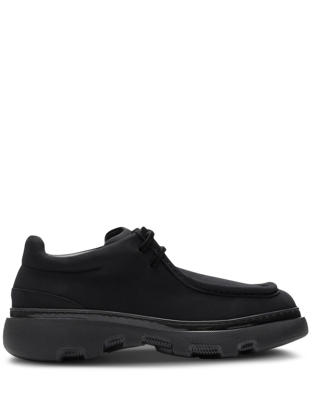 Burberry Creeper 系带德比鞋 - 黑色