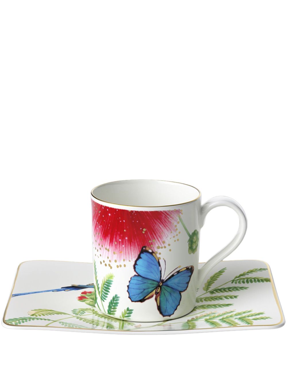 Villeroy & Boch Amazonia 陶瓷浓缩咖啡杯盘（六件装） - 白色