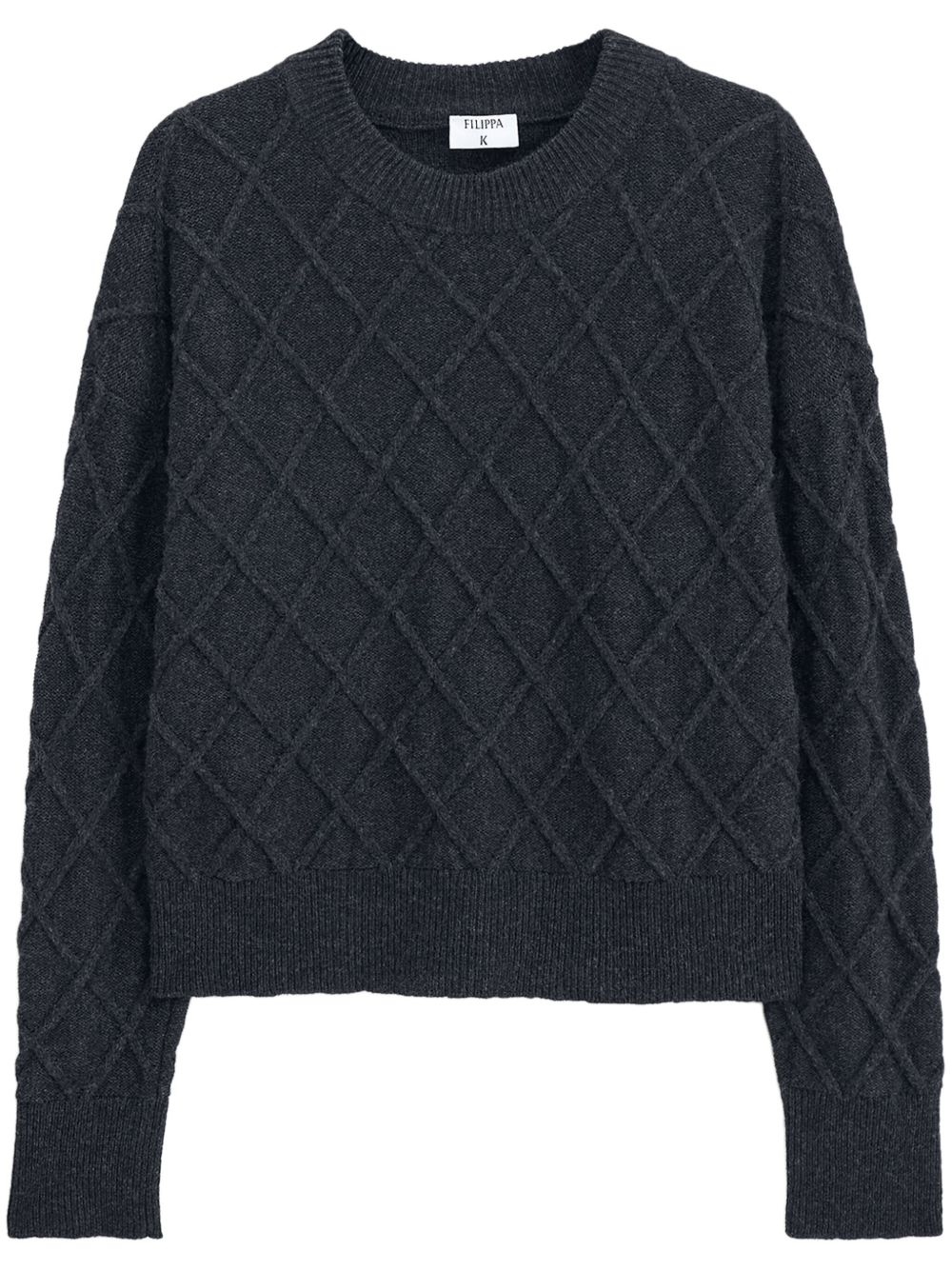 Filippa K 粗绞花针织毛衣 - 灰色