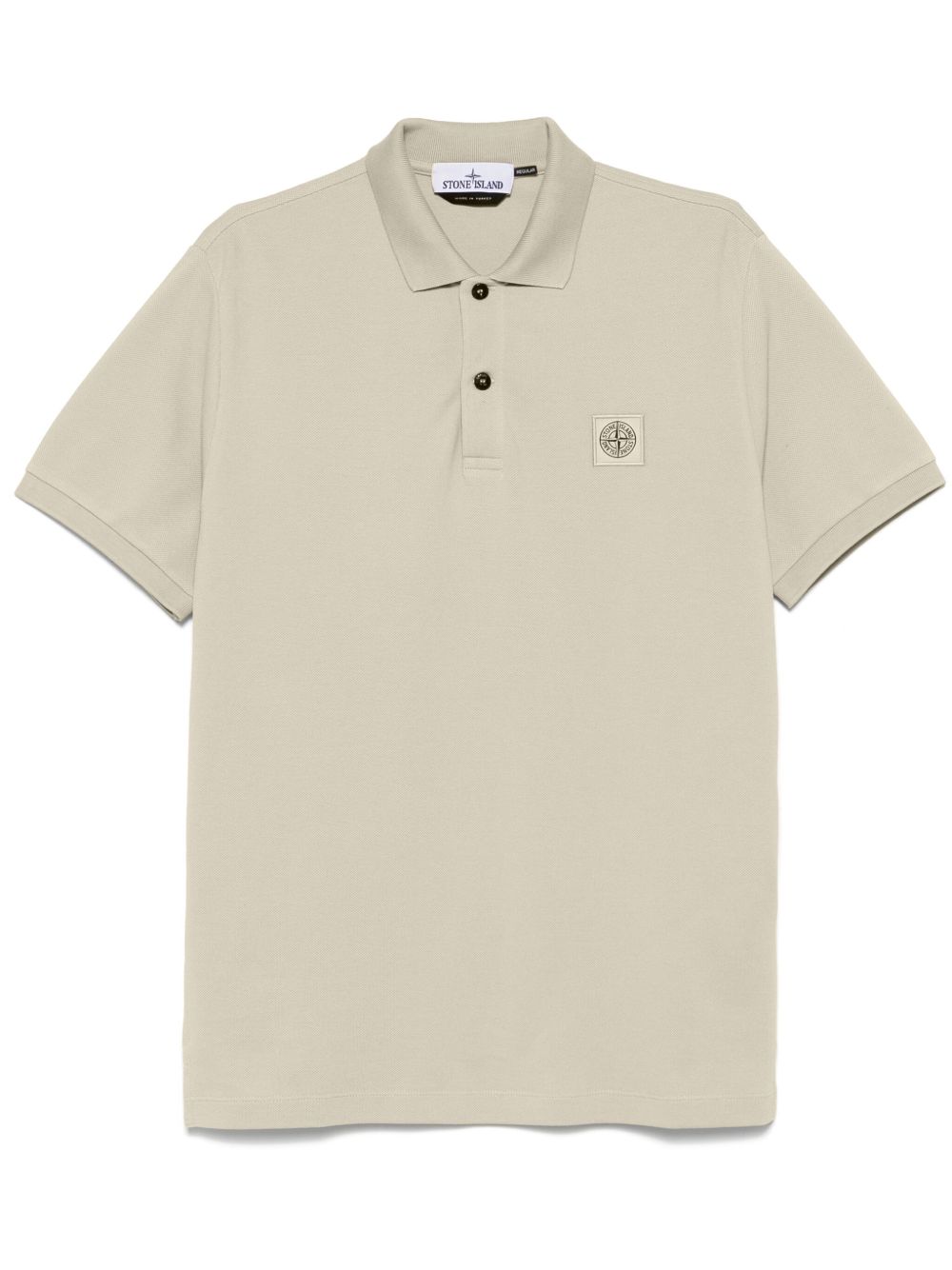 Stone Island 罗盘贴花polo衫 - 中性色