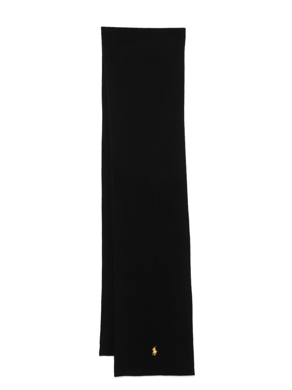 Polo Ralph Lauren Polo Pony 刺绣围巾 - 黑色