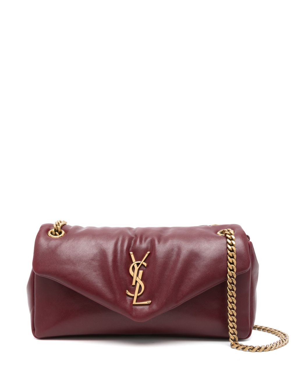 Saint Laurent Calypso 小号单肩包 - 红色