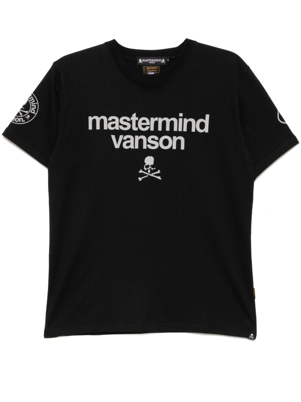 Mastermind World logo印花棉T恤 - 黑色