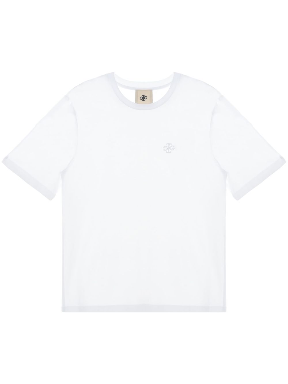 The Garment logo印花T恤 - 白色