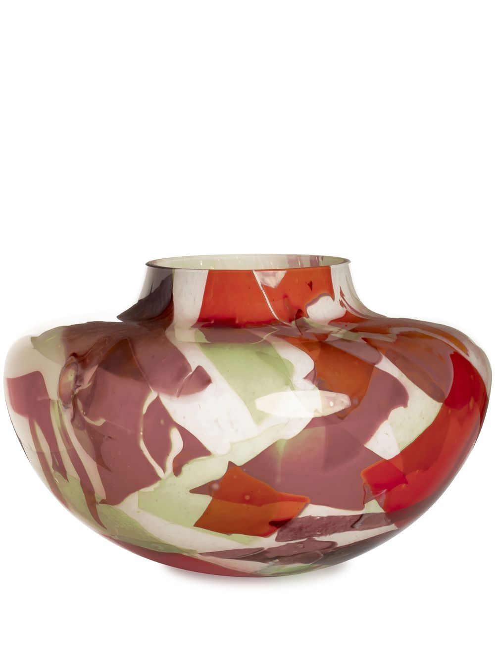 Stories of Italy Nougat Spring Olla Murano 玻璃瓶 - 红色