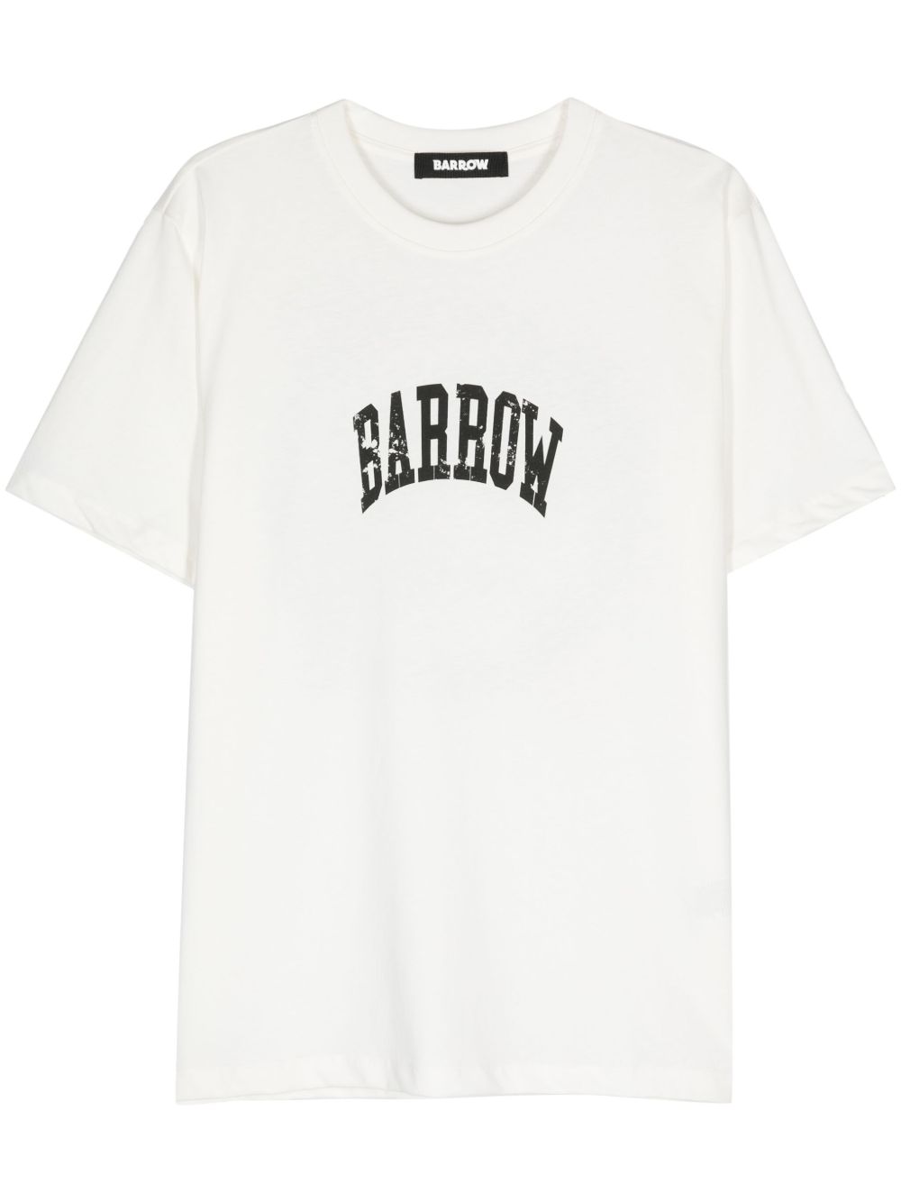 BARROW logo印花T恤 - 白色
