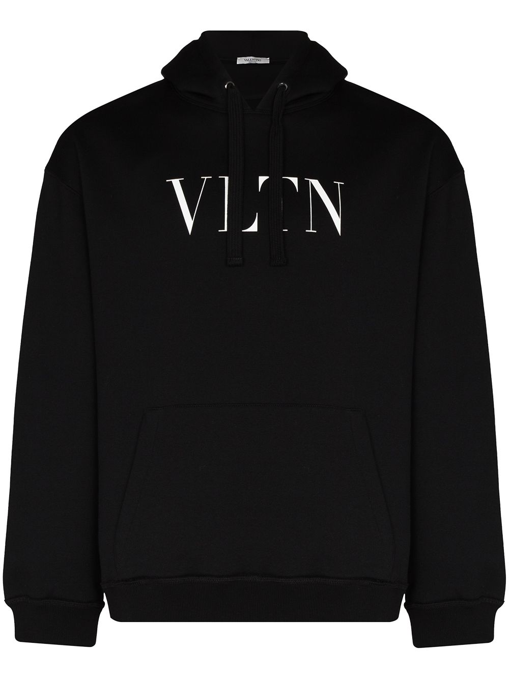 Valentino Garavani VLTN logo连帽衫 - 黑色