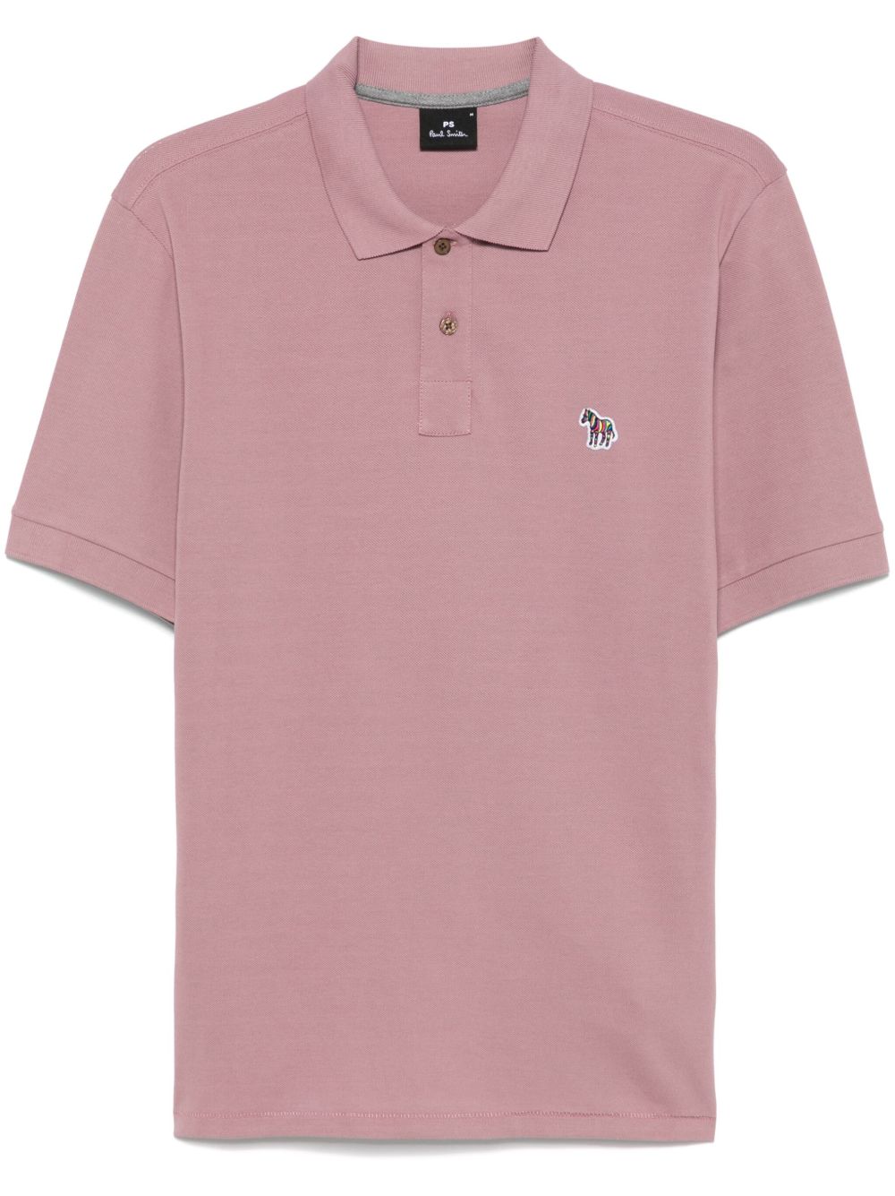 PS Paul Smith Zebra 贴花polo衫 - 紫色