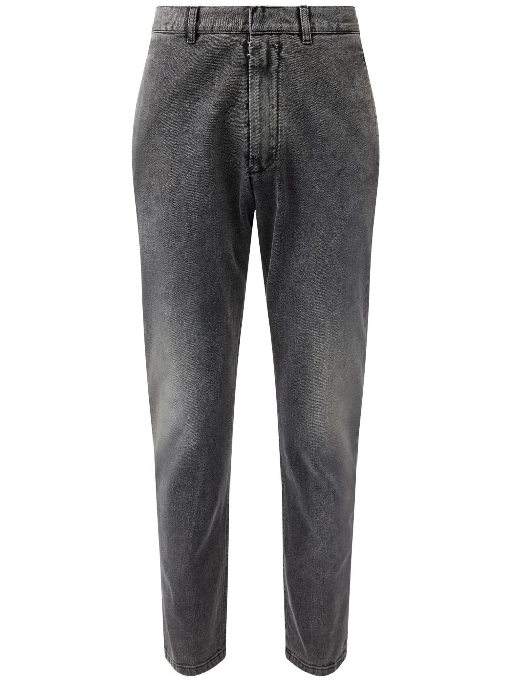 MM6 Maison Margiela 锥形牛仔裤 - 黑色