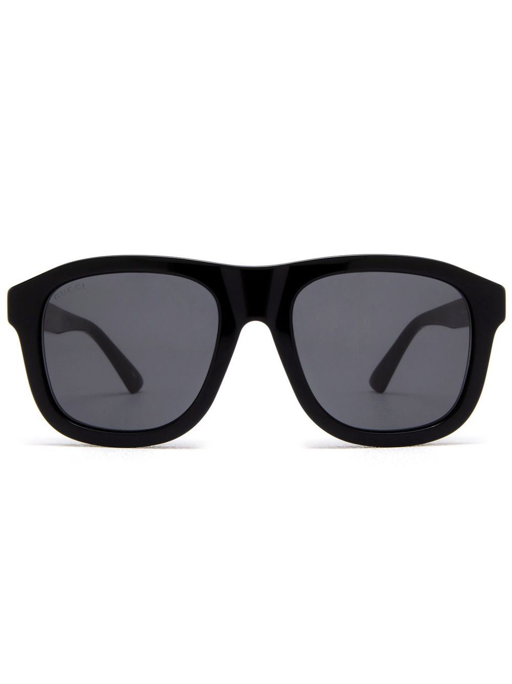 Gucci Eyewear 有色镜片方框太阳眼镜 - 黑色