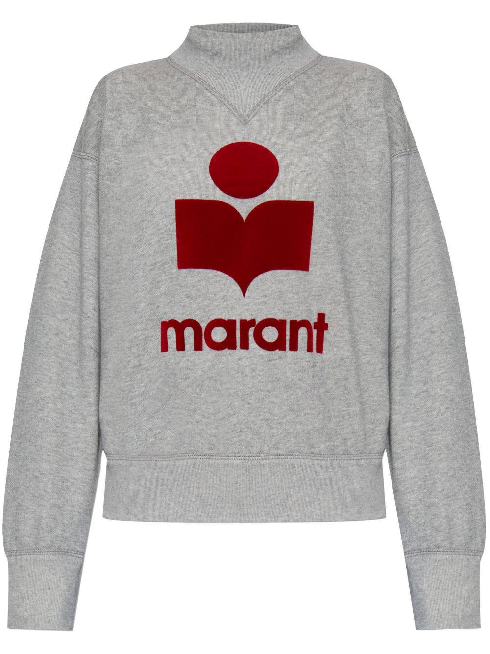 MARANT ÉTOILE logo细节卫衣 - 灰色