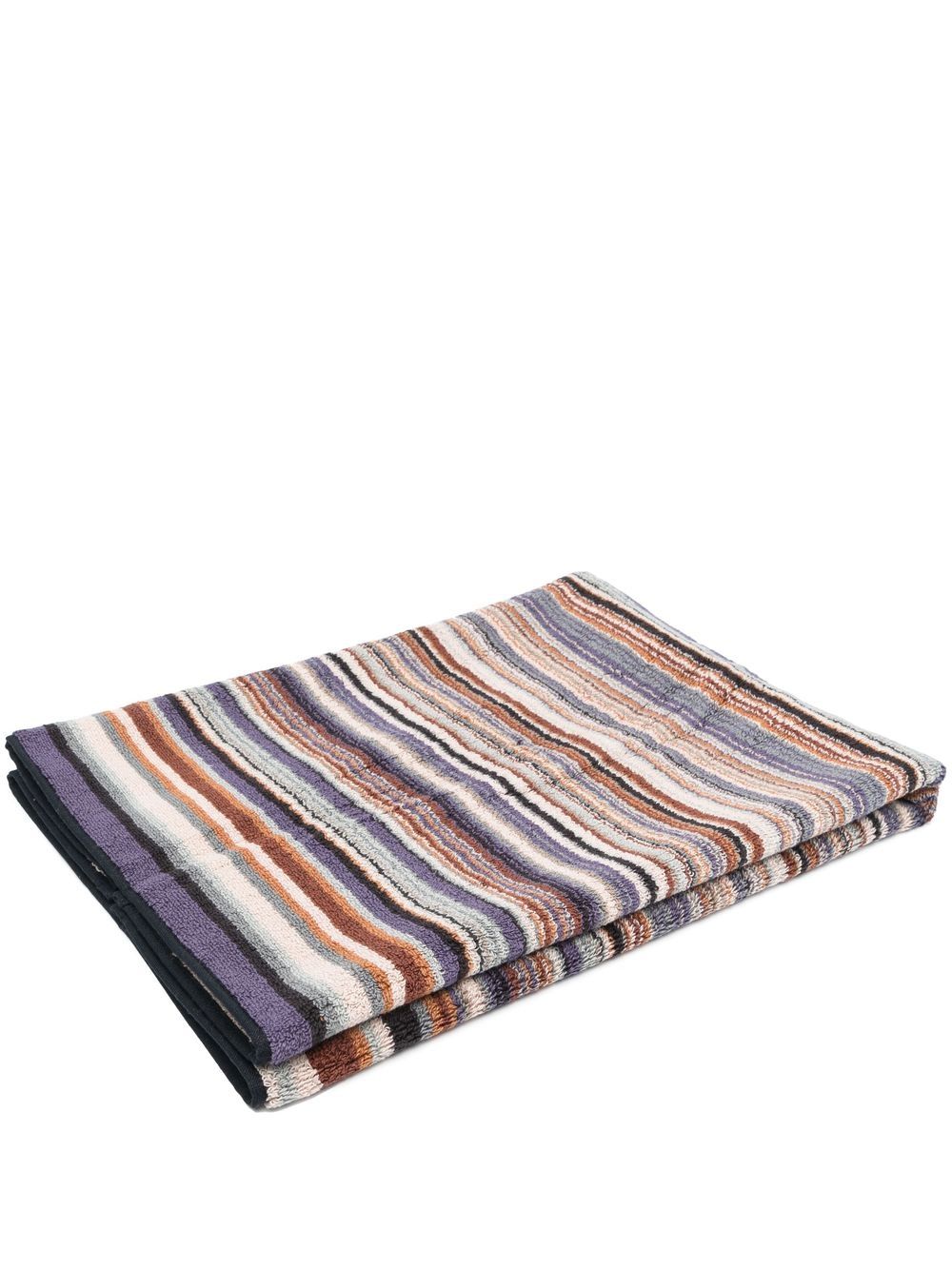 Missoni Home 条纹印花浴垫 - 中性色