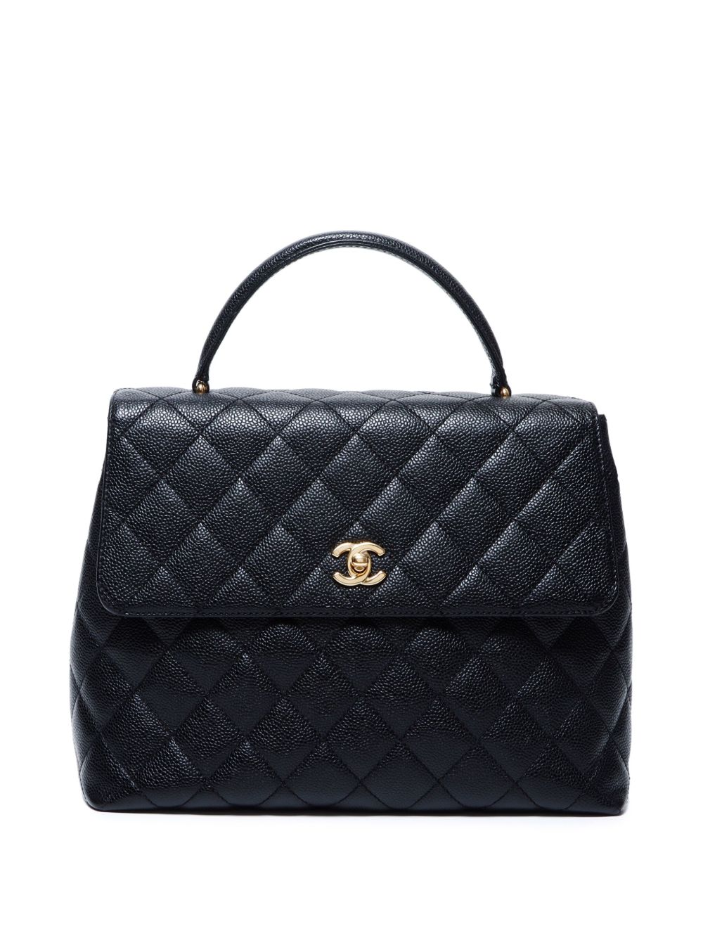 CHANEL Pre-Owned Kelly 手提包（2002-2003年典藏款） - 黑色