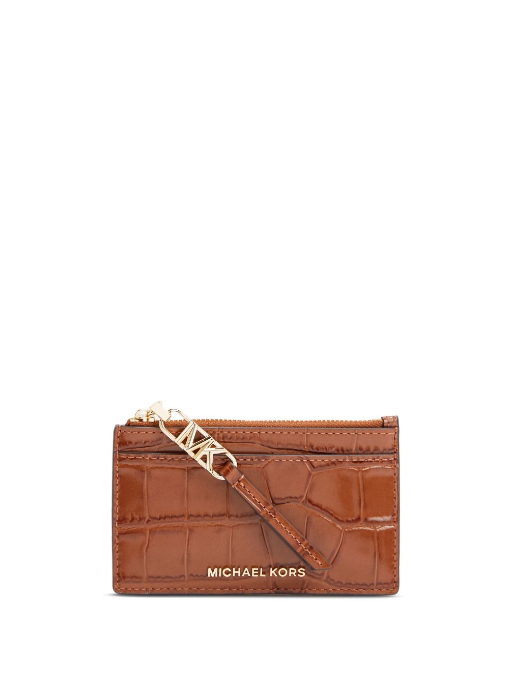 Michael Kors 仿鳄鱼纹效果卡夹 - 中性色