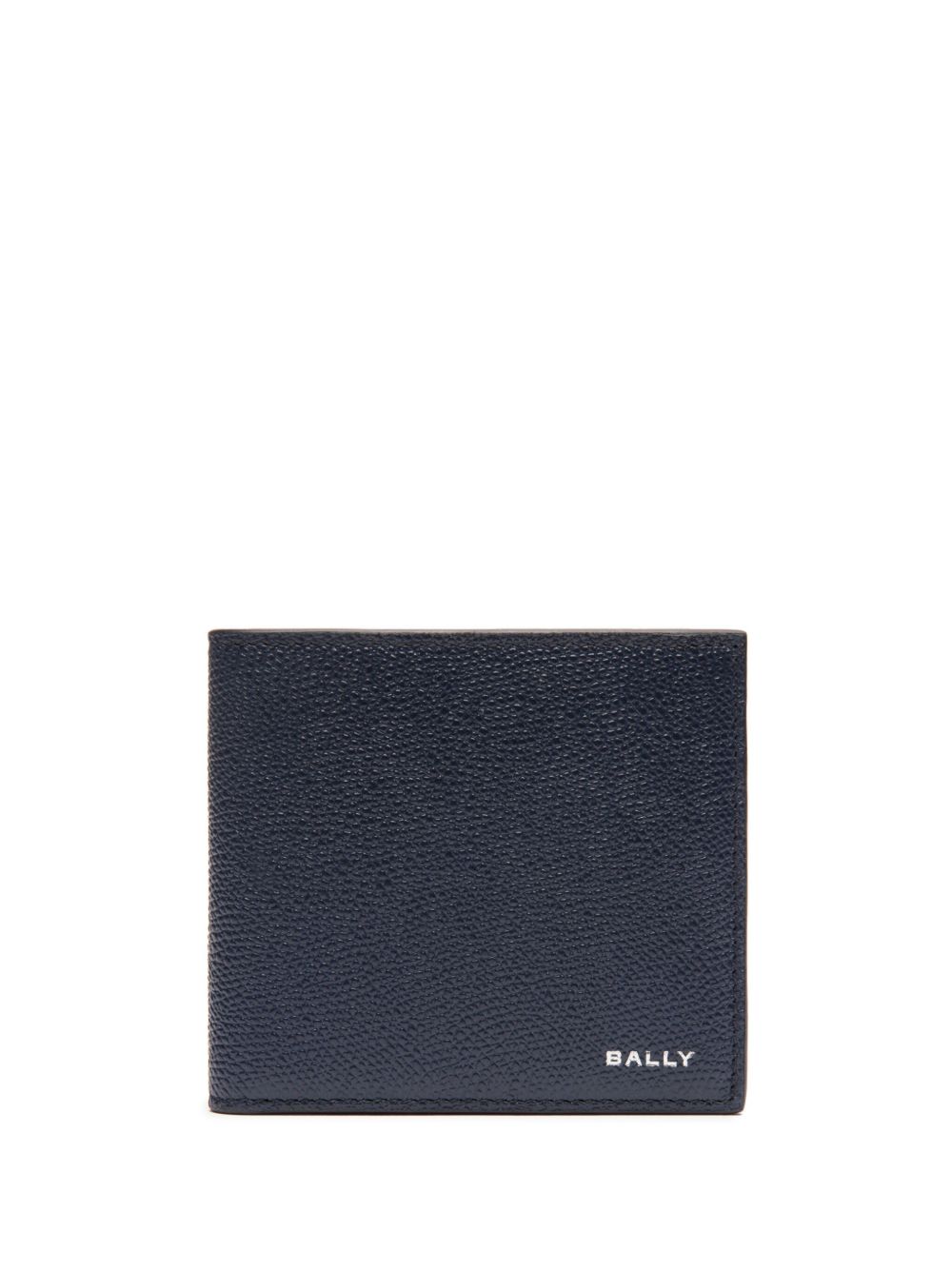 Bally logo标记皮质钱包 - 蓝色