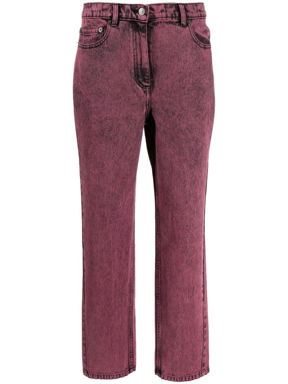 3.1 Phillip Lim 加染男友风牛仔裤 - 紫色