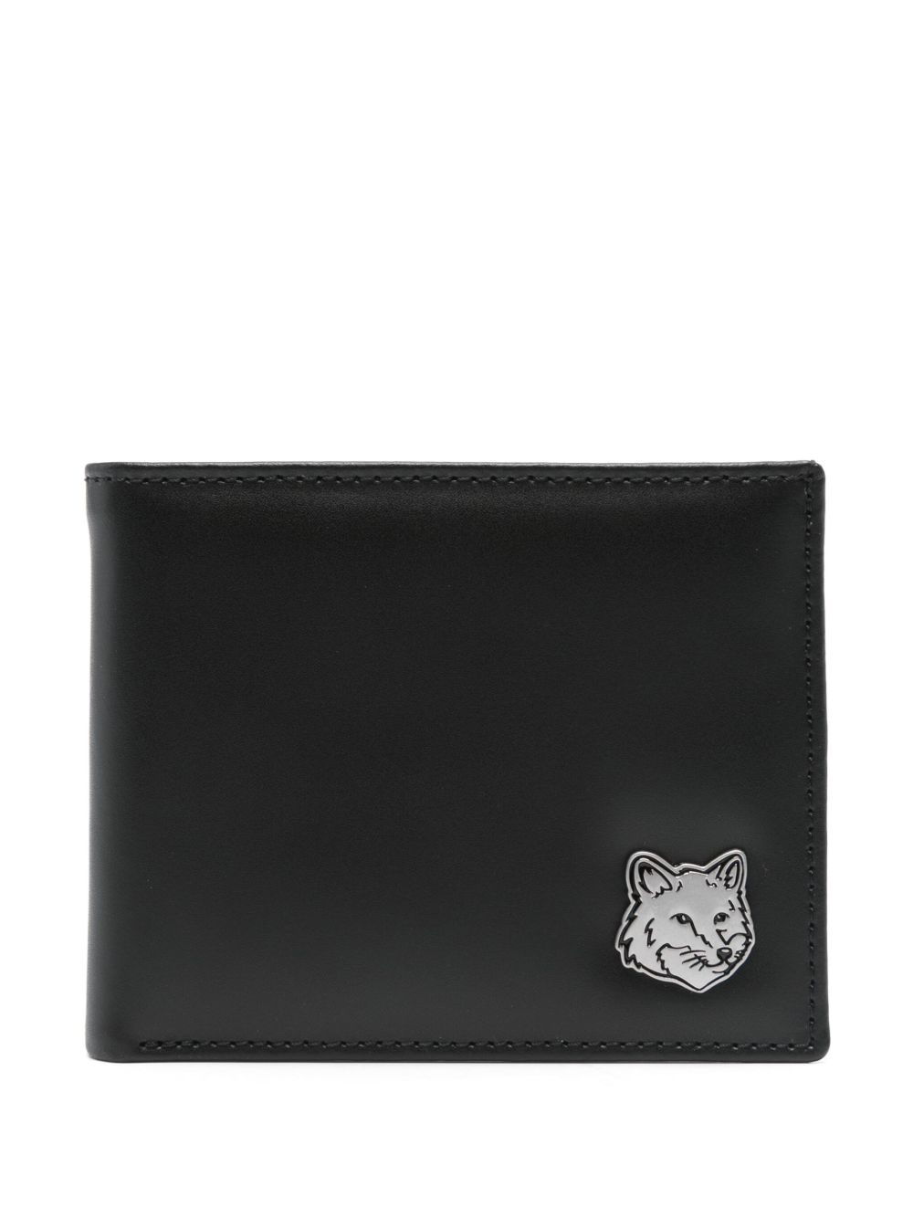 Maison Kitsuné Fox Head 钱包 - 黑色