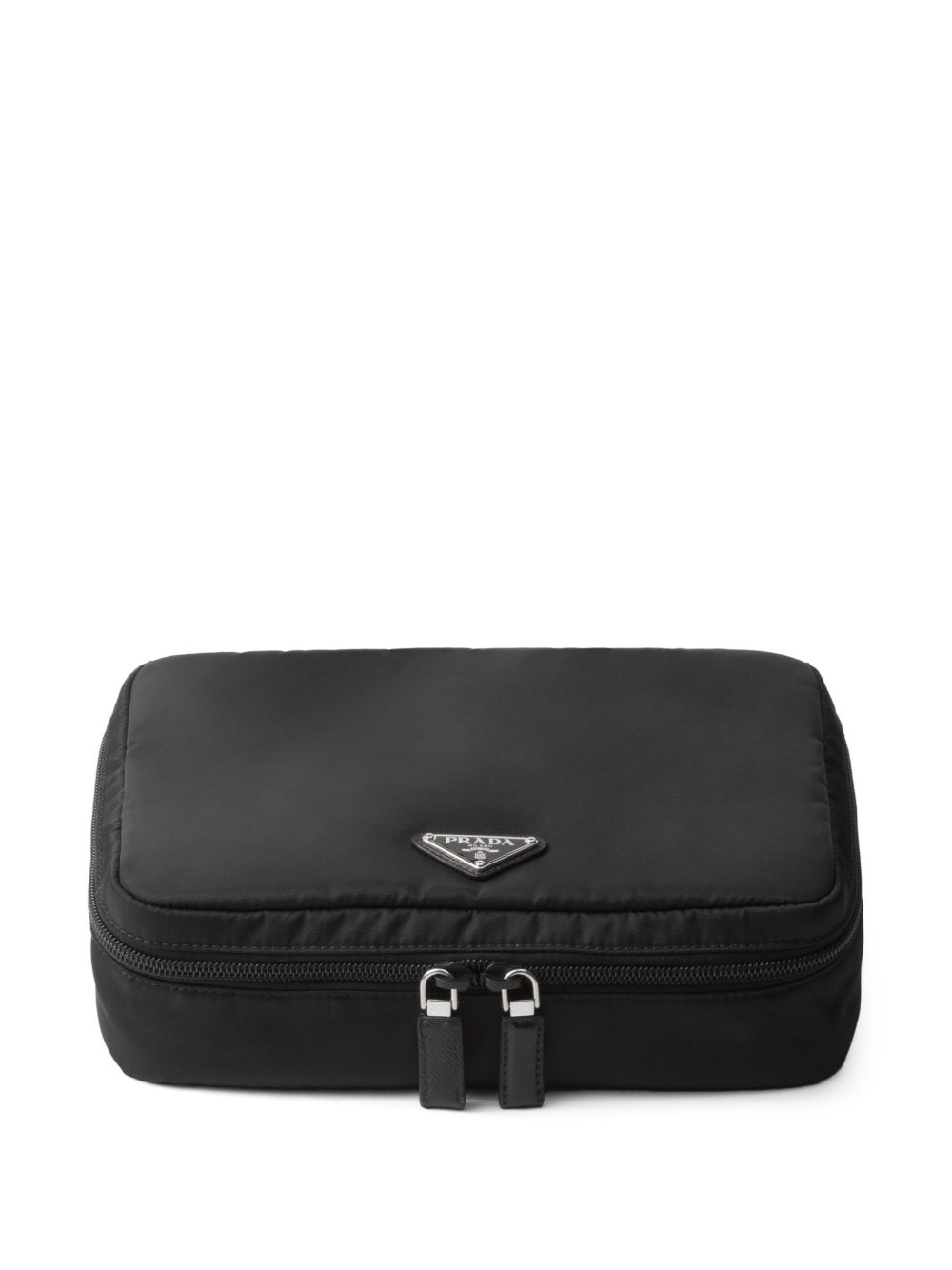 Prada 拉链中号旅行小袋 - 黑色