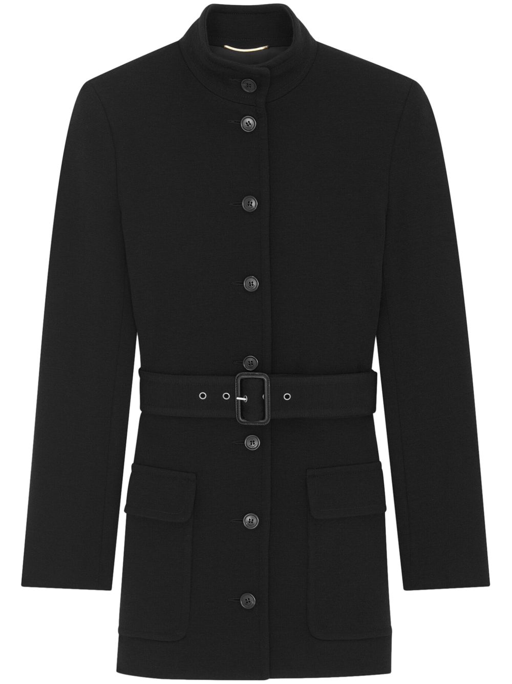 Saint Laurent 束腰西装夹克 - 黑色