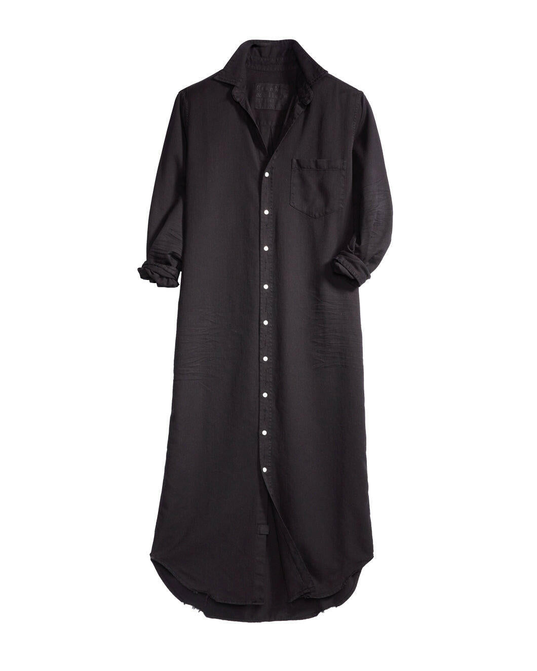 Rory Maxi Shirtdress Blackout