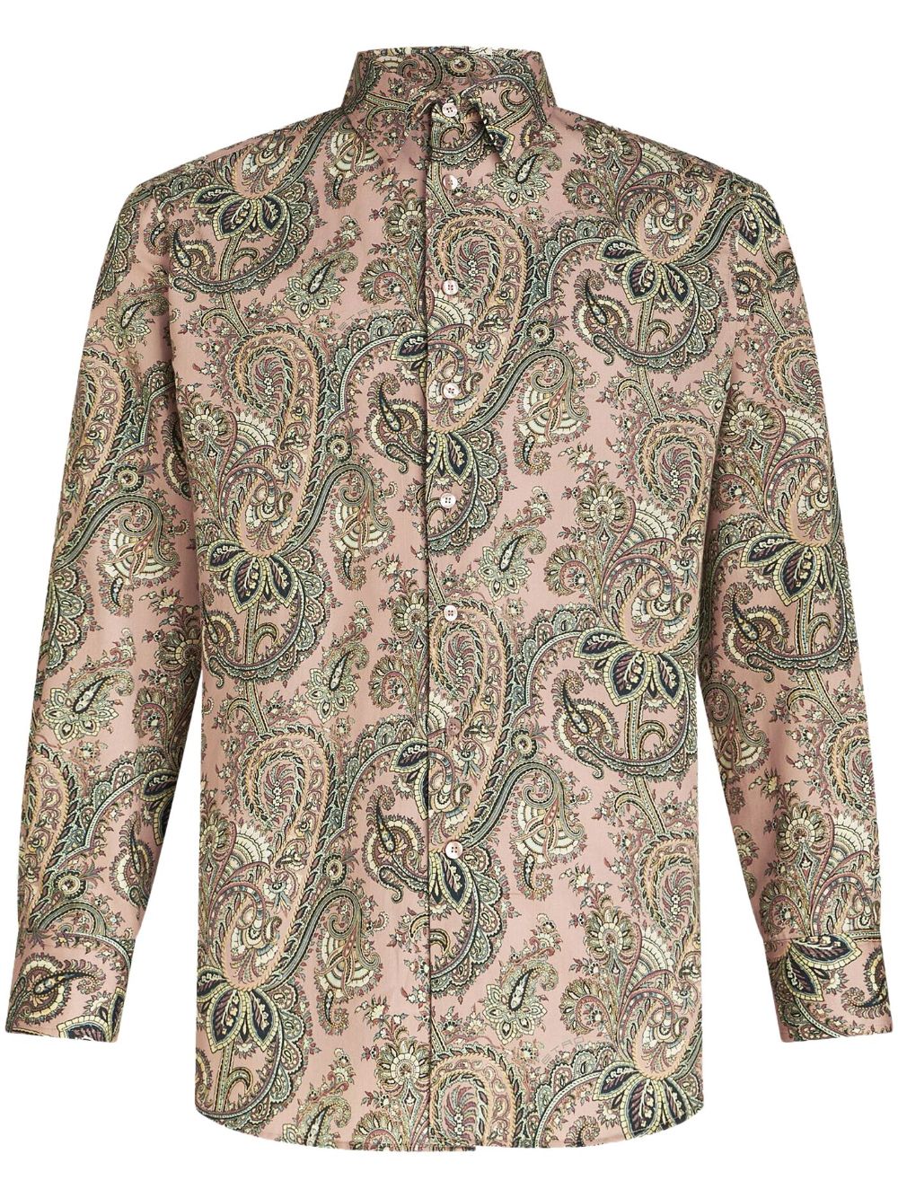 ETRO 佩斯理印花棉衬衫 - 中性色