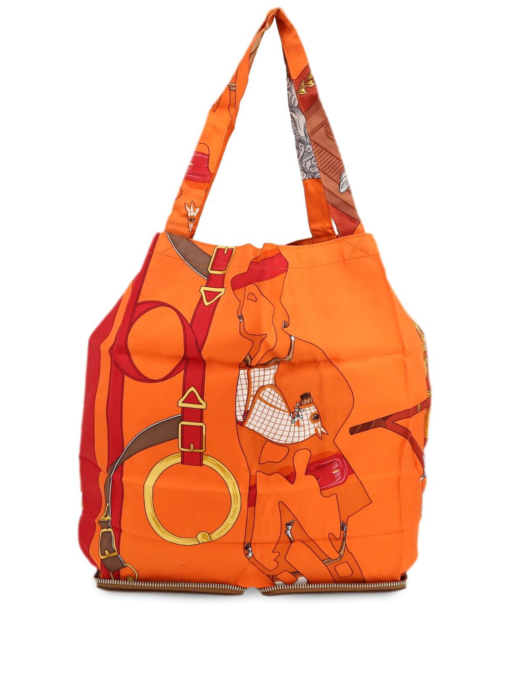 Hermès Pre-Owned Silky Pop 手提包 - 橘色