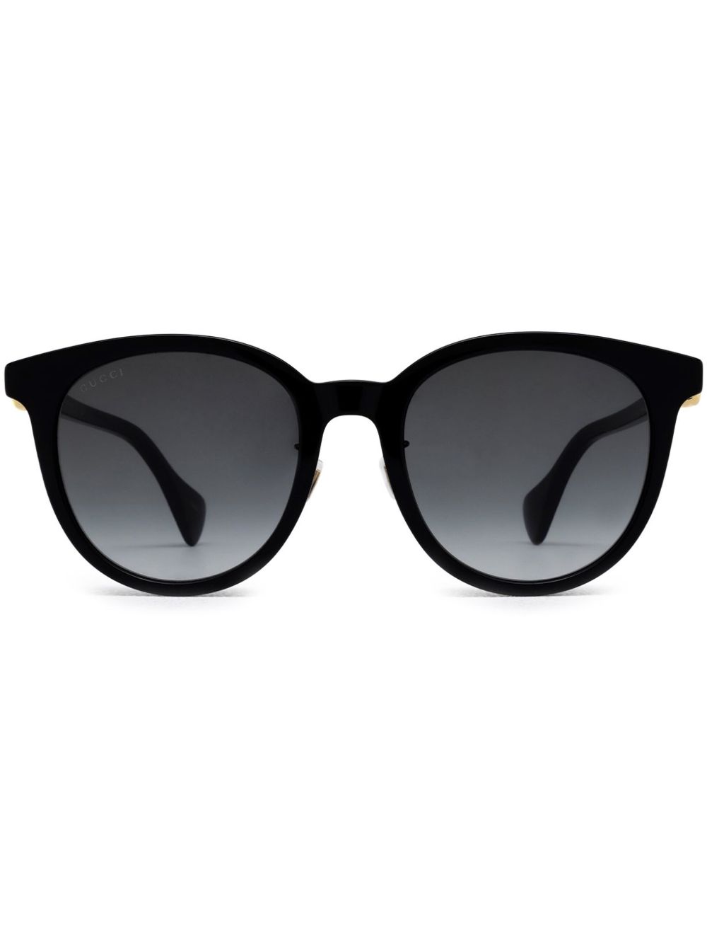 Gucci Eyewear 猫眼框太阳眼镜 - 黑色