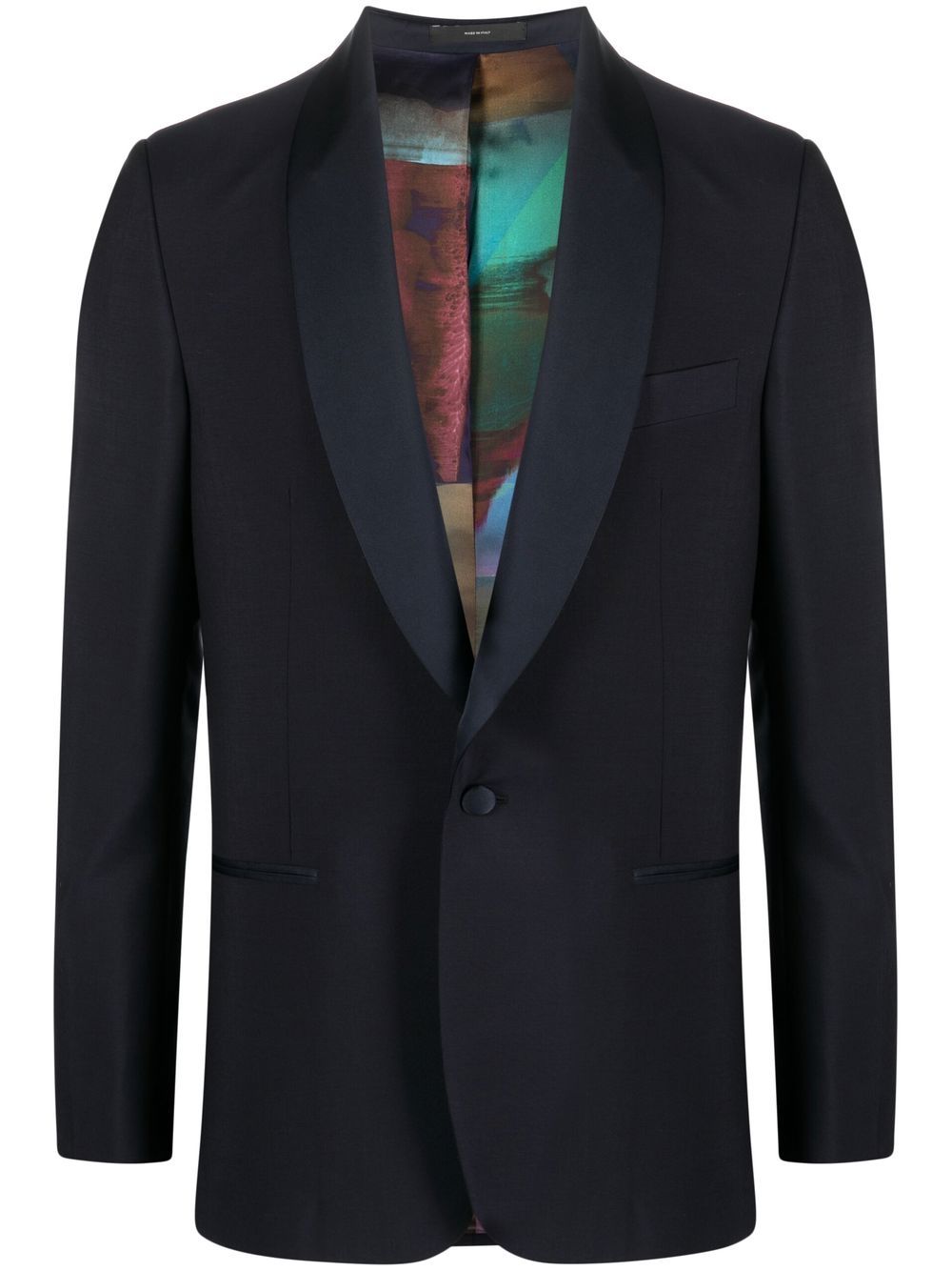 Paul Smith 披肩领西装夹克 - 蓝色