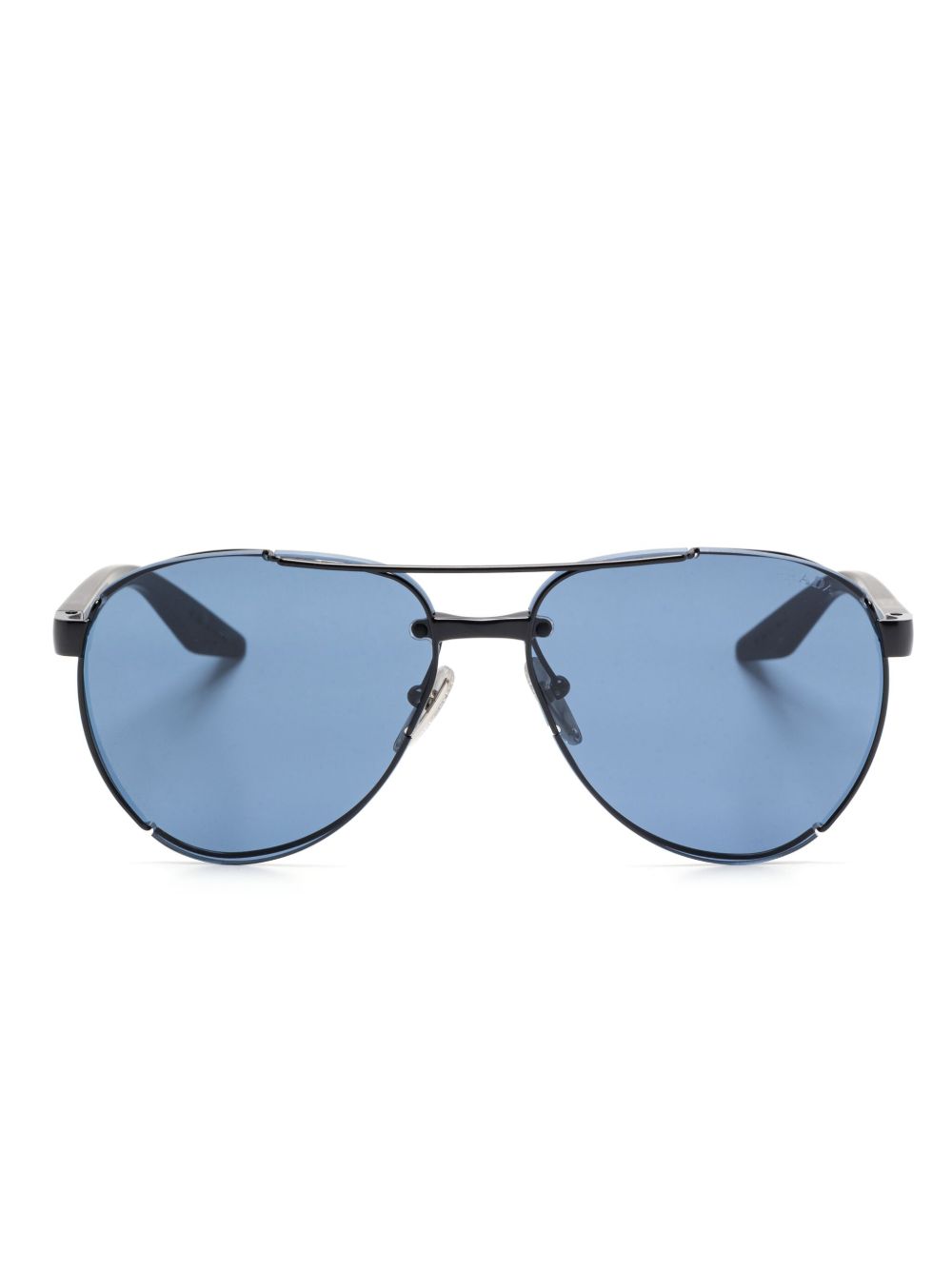 Prada Eyewear Linea Rossa 太阳眼镜 - 黑色