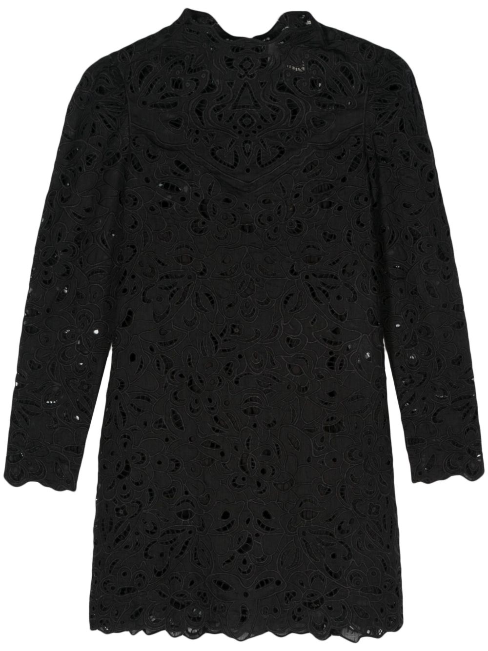 ISABEL MARANT Daphne 马德拉刺绣迷你连衣裙 - 黑色