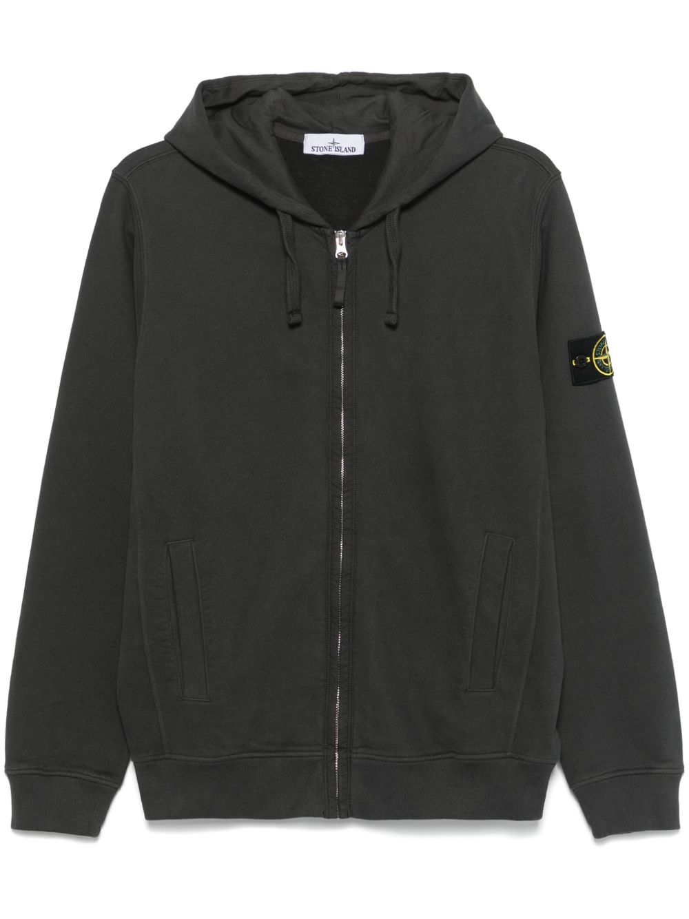 Stone Island 罗盘徽章连帽衫 - 灰色