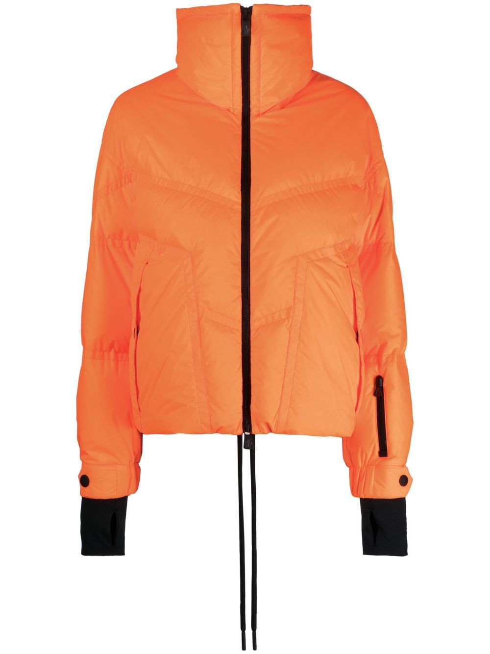 Moncler Grenoble Cluses 短款羽绒夹克 - 橘色