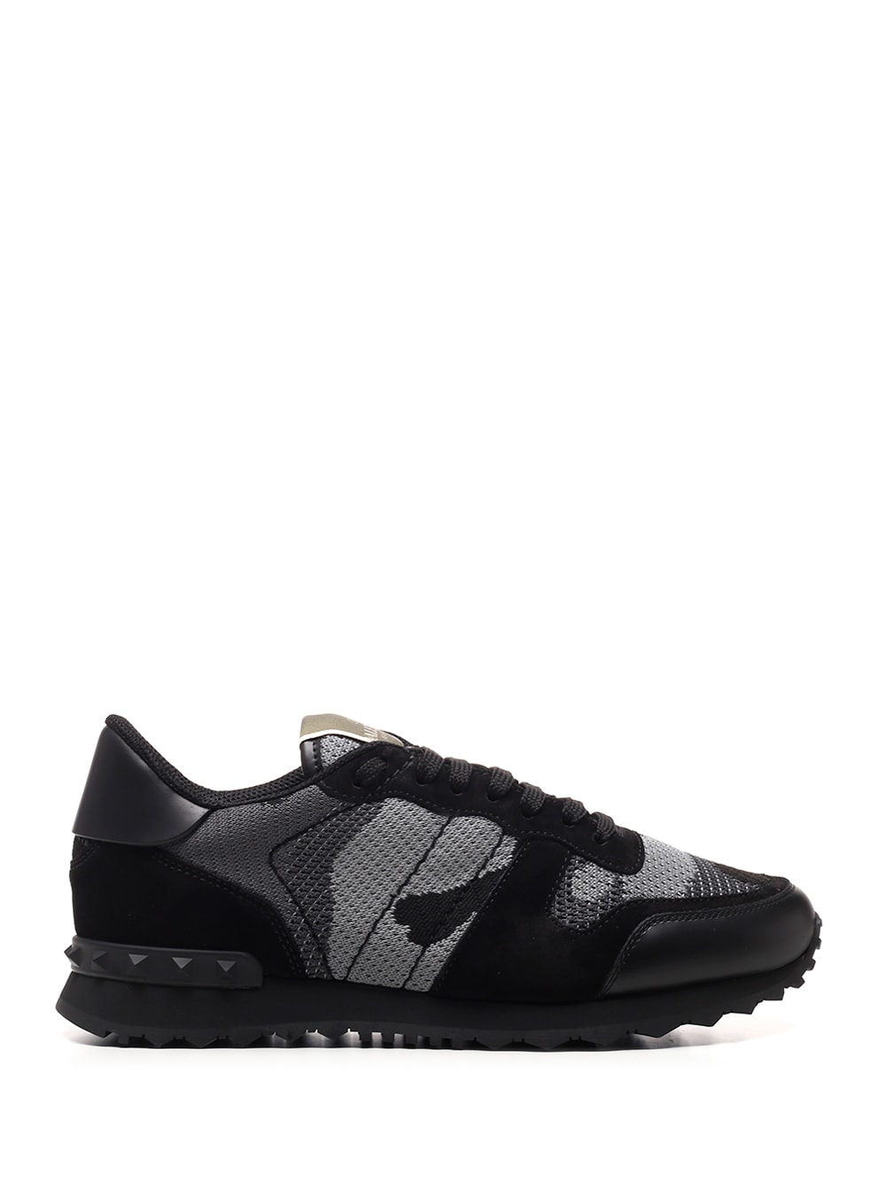 Valentino Garavani 黑色 Rockrunner 运动鞋