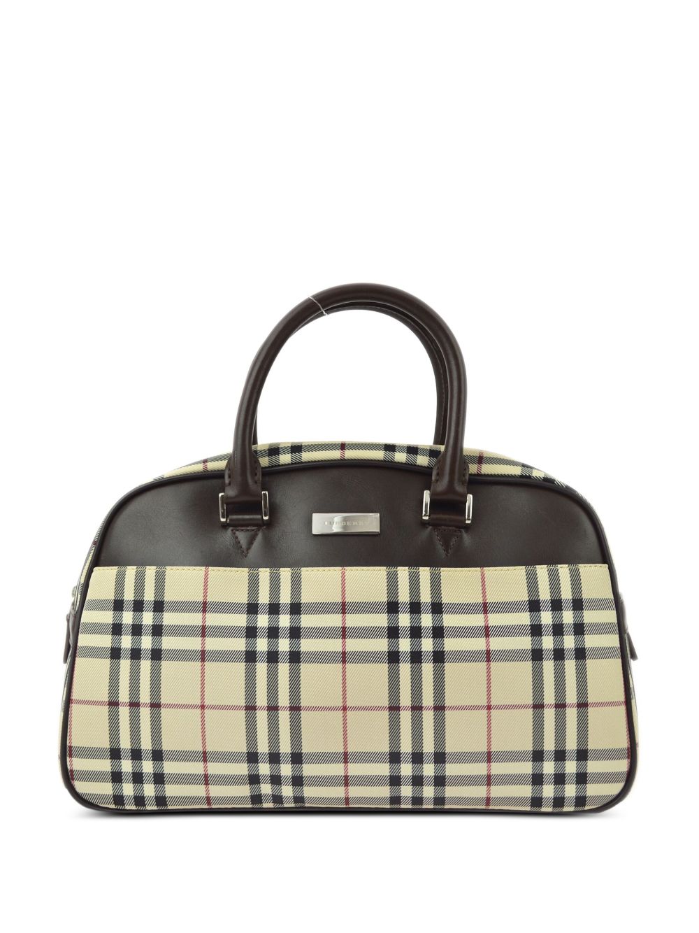Burberry Pre-Owned House Check 手提包（1990-2000年代典藏款） - 中性色