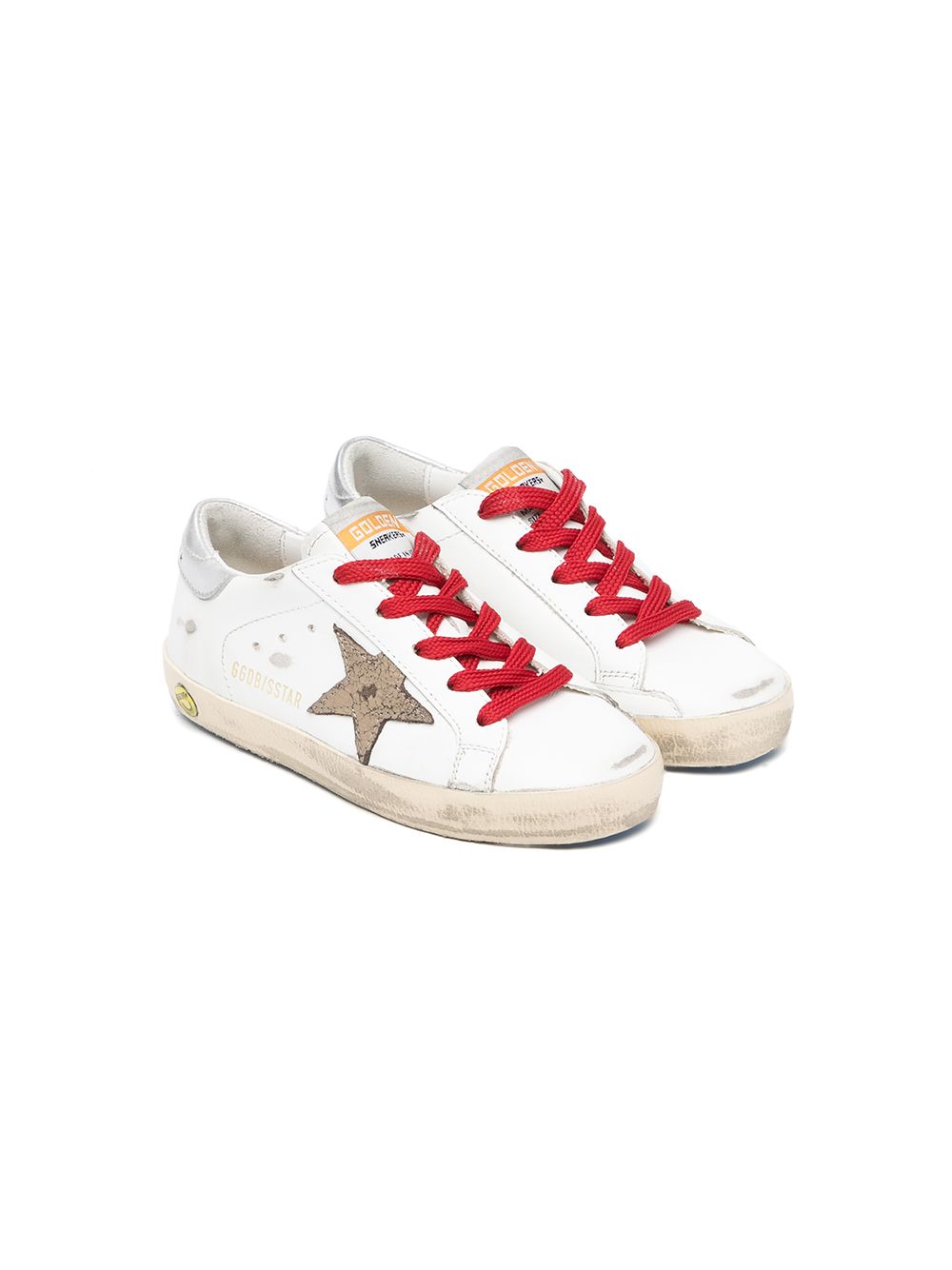 Golden Goose Kids Superstar 板鞋 - 白色