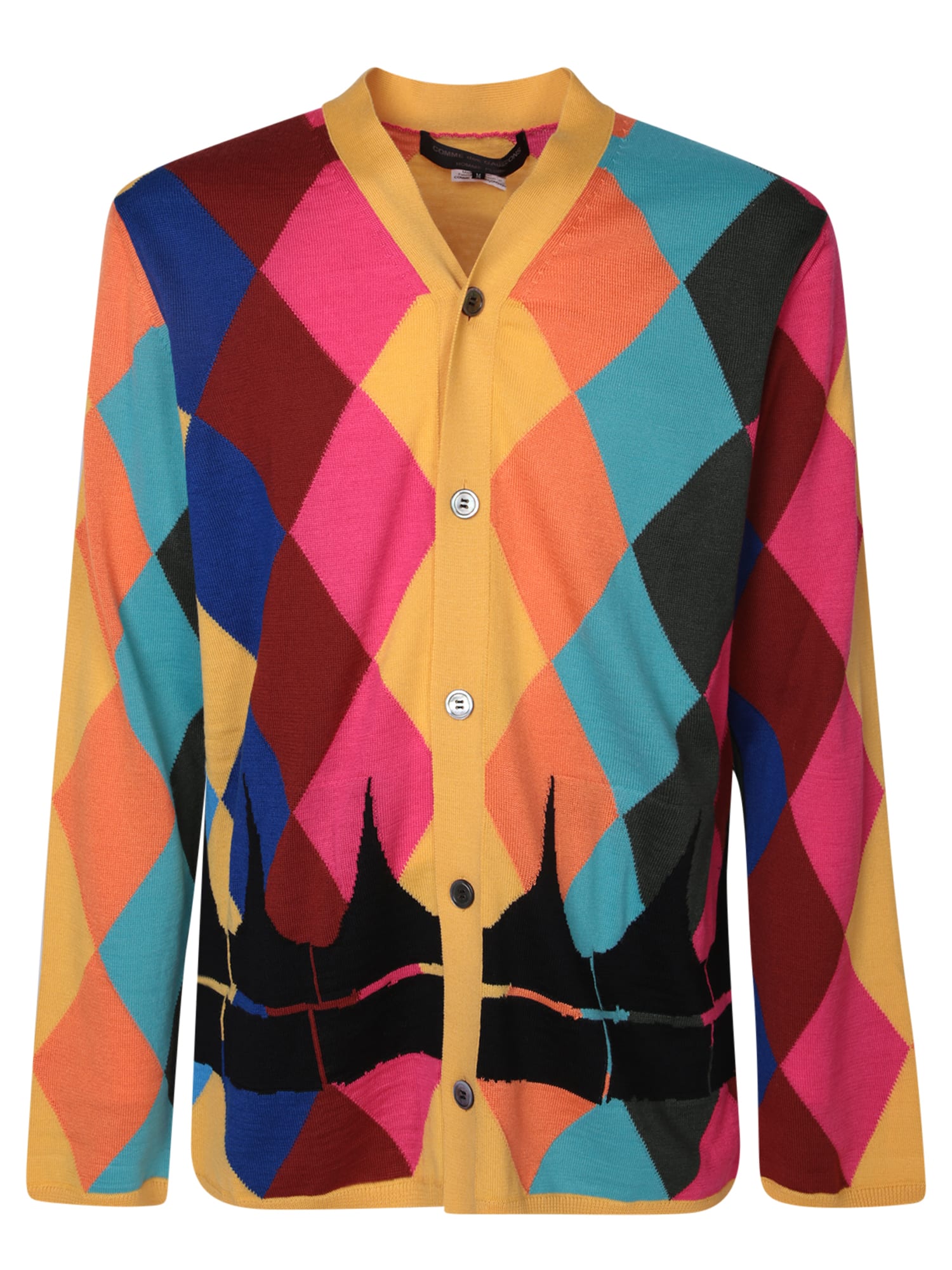 Comme Des Garçons Homme Plus 多彩菱形开衫