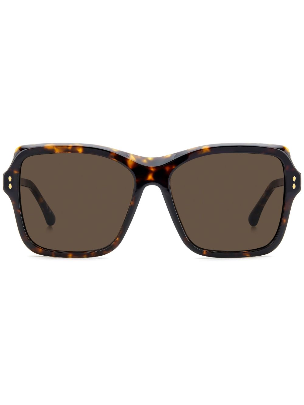 Isabel Marant Eyewear 0193SHVN 方框太阳眼镜 - 褐色