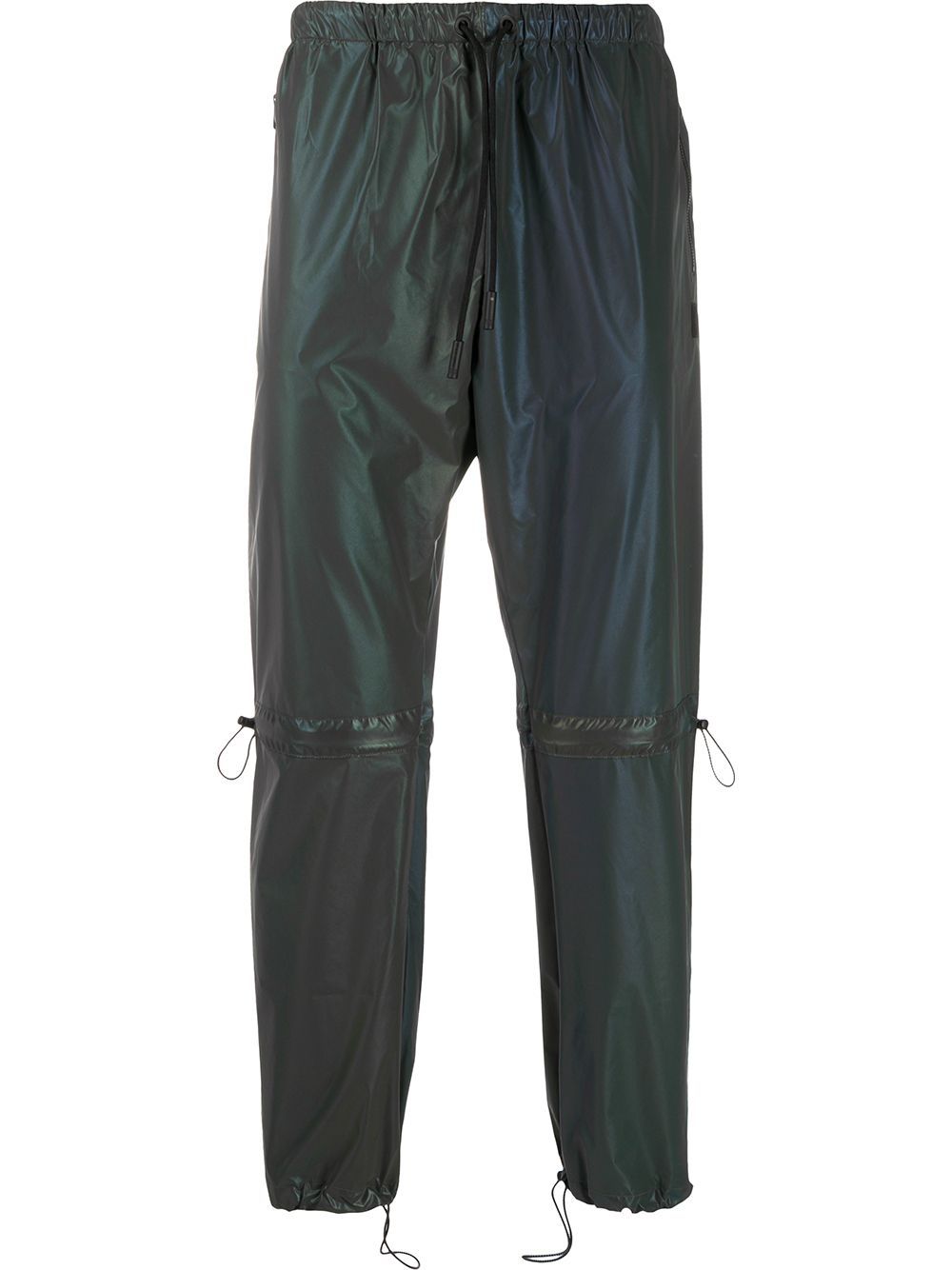 Marcelo Burlon County of Milan 抽绳系带长裤 - 黑色
