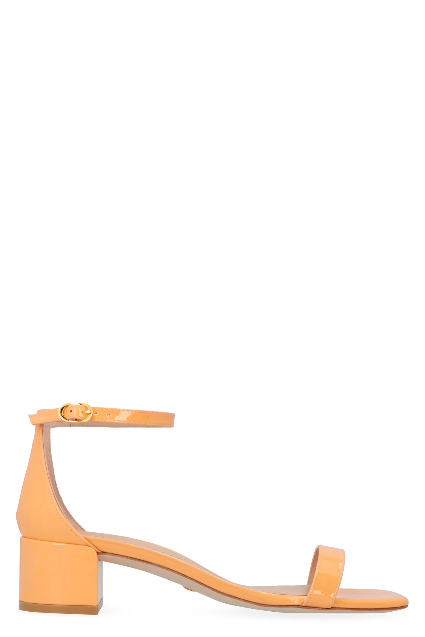 Stuart Weitzman Nudistcurve 35块专利皮革凉鞋